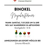 Einladung zum Neujahrs-Binokel